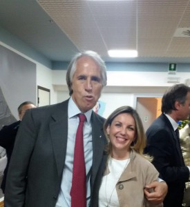 Raffaela Pignetti con Presidente CONI Malagò